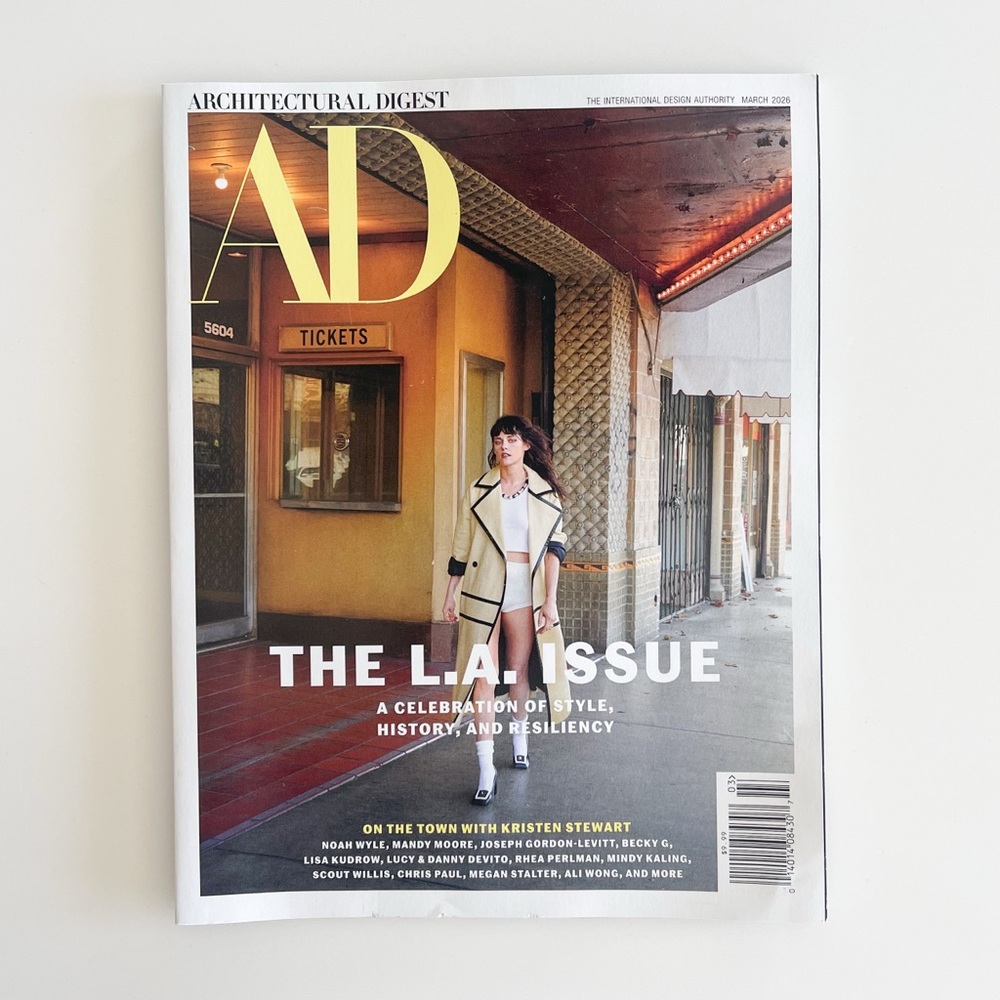 Architectural Digest Magazine AD - March 2026 - The L.A. Issue